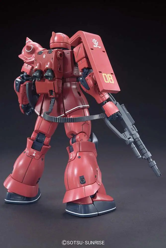 BANDAI HG ZAKU I MS-05S CHAR 1/144 1/144 MODEL KIT 15 cm