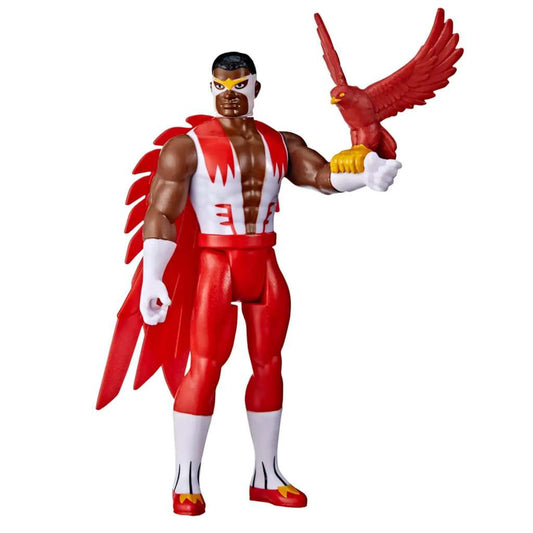 MARVEL LEGENDS RETRO COLLECTION ACTION FIGURA 2022 MARVEL'S FALCON 10 CM HASBRO