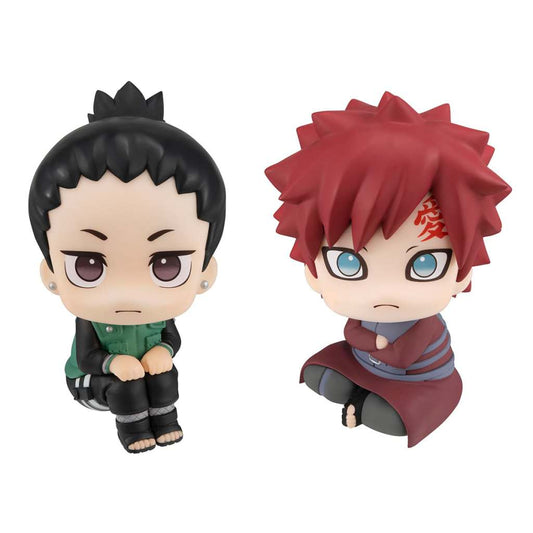 NARUTO SHIPPUDEN LOOK UP PVC STATUAS NARA SHIKAMARU&GAARA SET 11 CM MEGAHOUSE