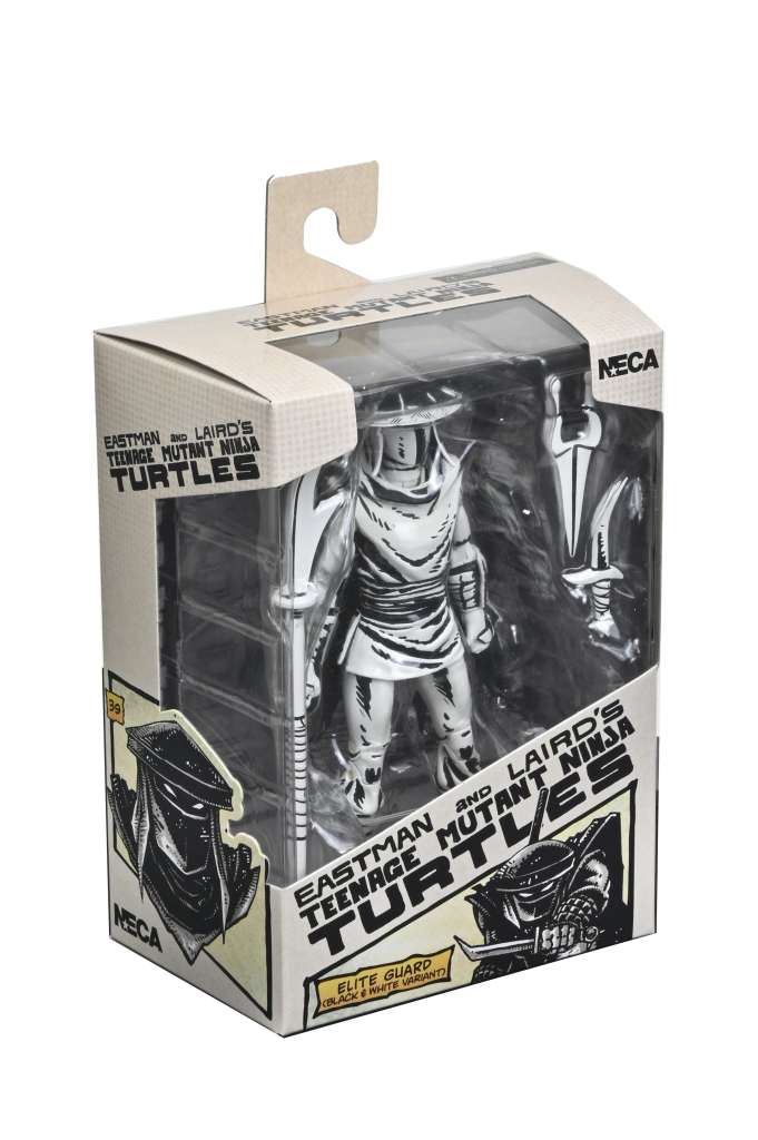 TNMT MIRAGE ELITE FOOT NINJA GUARD BW ACTION FIGURE