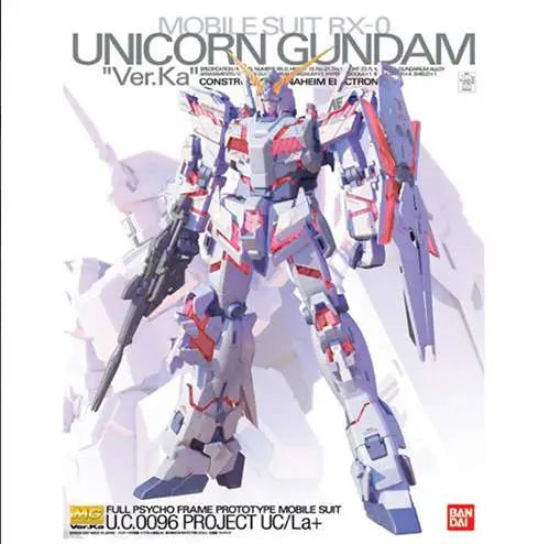 BANDAI - GUNDAM MG UNICORN VER KA 1/100 MODEL KIT 18 cm