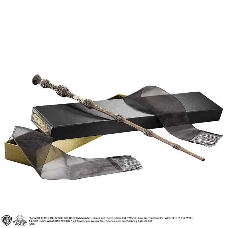 NOBLE COLLECTIONS FB GELLERT GRINDELWALD WAND REPLICA