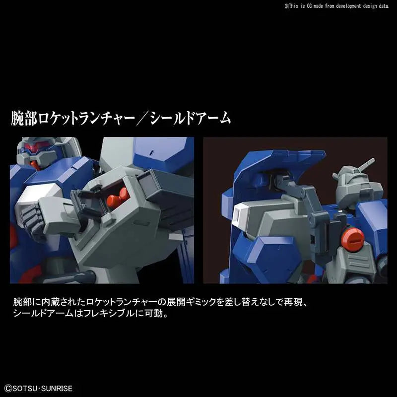 BANDAI HGUC GUSTAV KARL UNICORN VER 1/144 MODEL KIT 12 cm