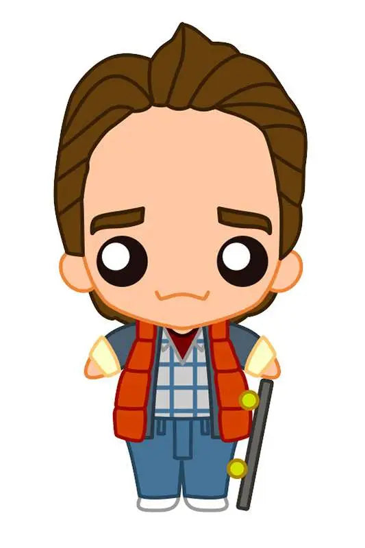 SD TOYS BTTF MARTY MCFLY POKIS FIGURA 6 cm
