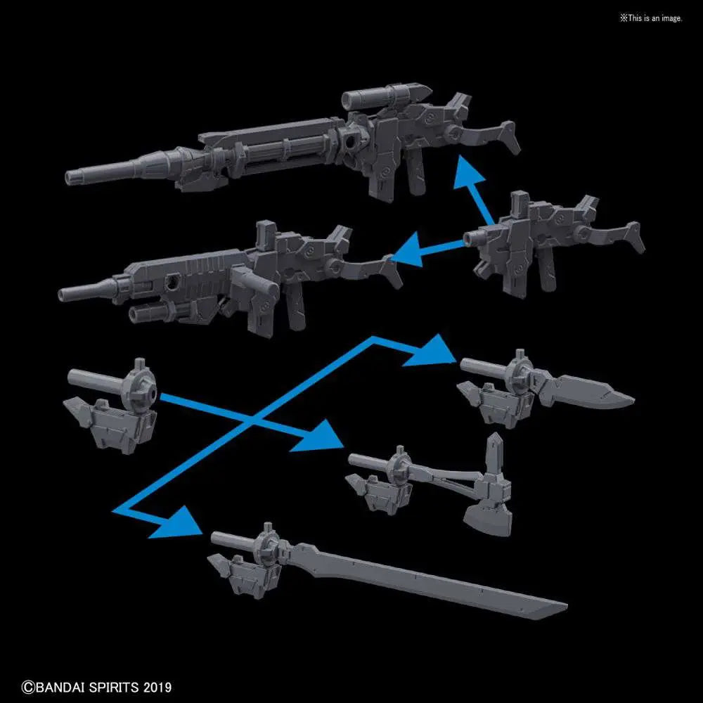 BANDAI OP WEAPON 1 ALTO 1/144 MODEL KIT 30MM