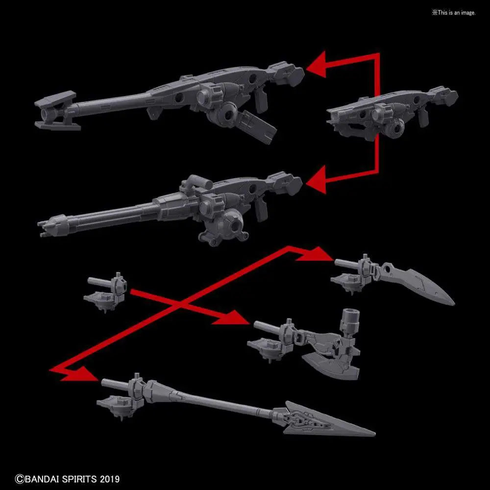 BANDAI OP WEAPON 1 PORTANOVA 1/144 MODEL KIT 30MM