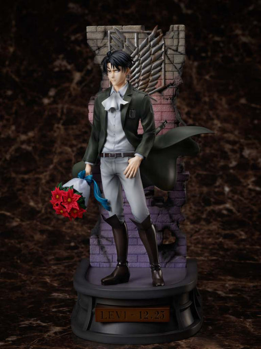 ATTACK OF TITAN THE FINAL SEASON PVC STATUA 1/7 LEVI BIRTHDAY 30 CM FURYU