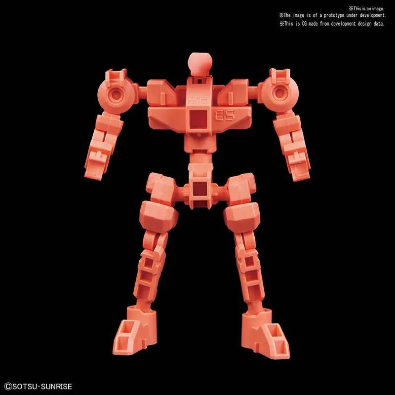 BANDAI - GUNDAM SD CROSS SILHOUETTE FRAME RED MODEL KIT 9.5 cm