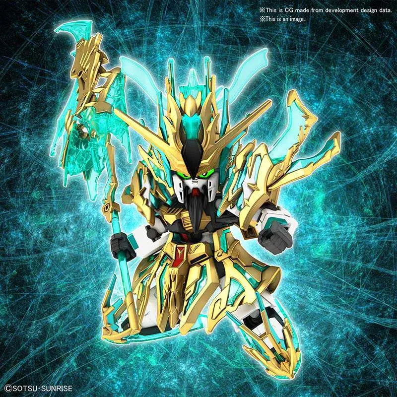 BANDAI SD SANGOKU SOKETS WU SHENG GUAN YU YUN MODEL KIT 8.5 cm