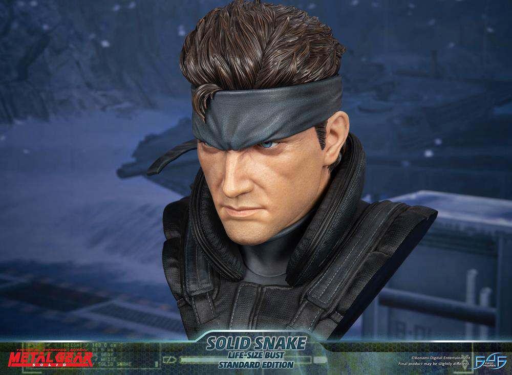 FIRST4FIGURES MG S SOLID SNAKE LIFE SIZE BUST BUSTO 56 cm