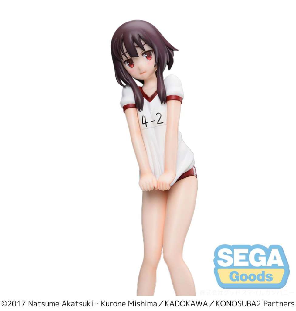 SEGA KONOSUBA MEGUMIN GYM CLOTHES SPM FIGURA 22 cm