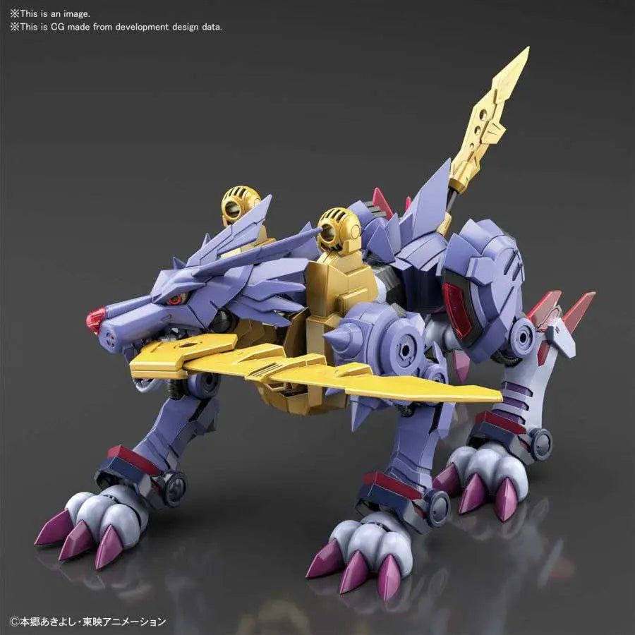 BANDAI RISE METALGARURUMON AMPLIFIED MODEL KIT 17 cm