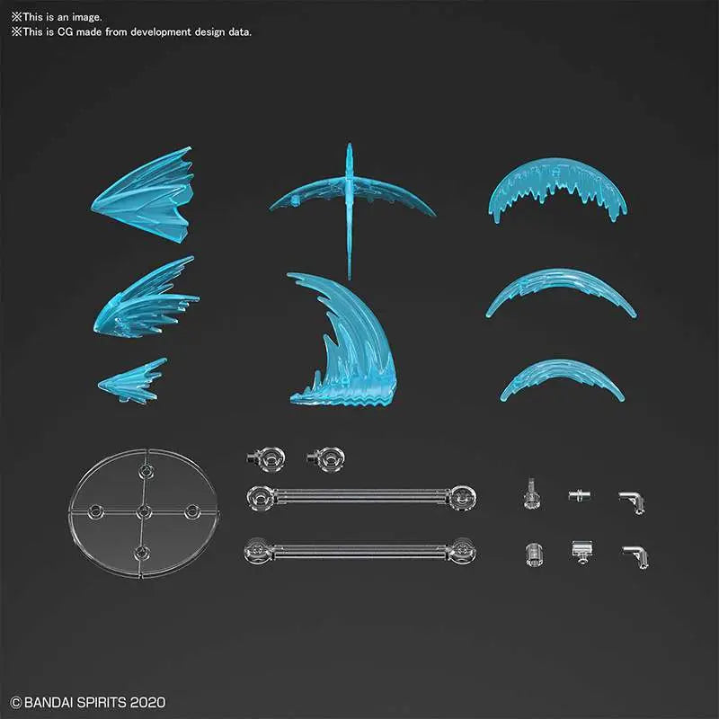 BANDAI CUSTOMIZE EFFECT SLASH IMAGE VER BLUE MODEL KIT