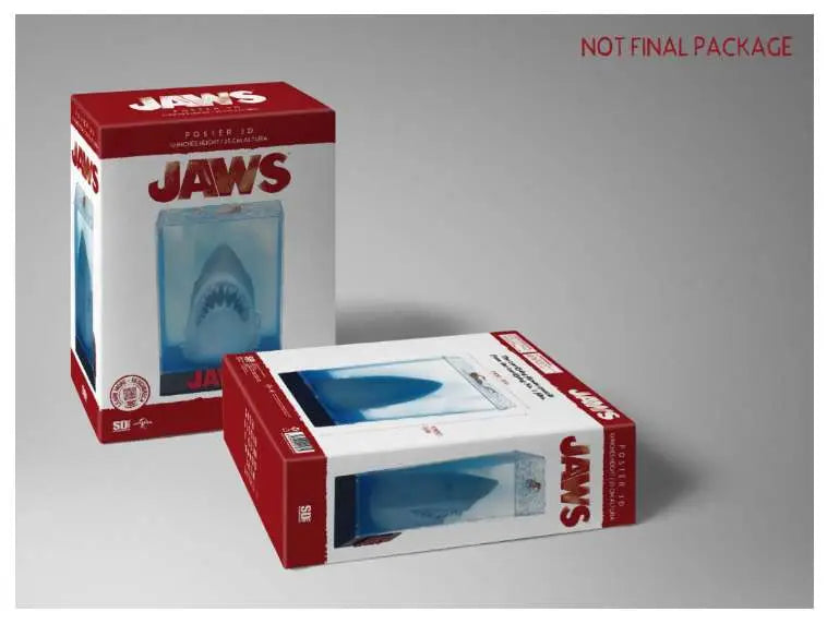 SD TOYS JAWS POSTER 3D FIGURA 25 cm