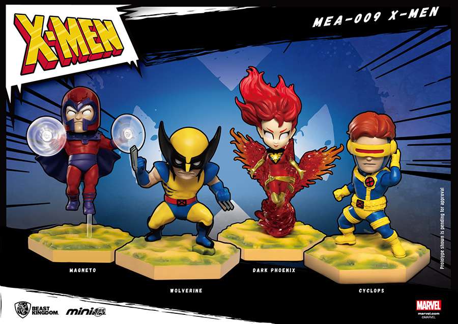 BEAST KINGDOM X-MEN DARK PHOENIX MINI EGG ATTACK MINI FIGURA 10 cm