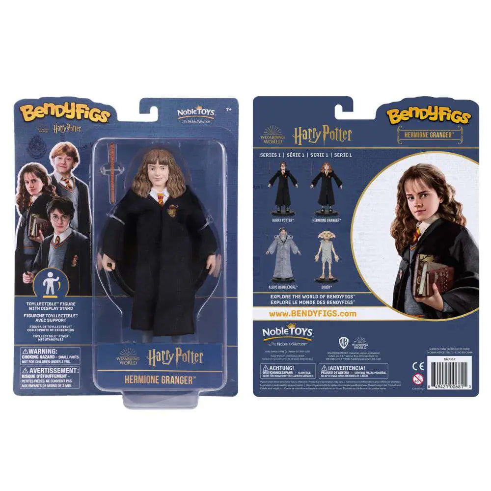 NOBLE COLLECTIONS - HARRY POTTER HERMIONE BENDY FIGURA 18 cm