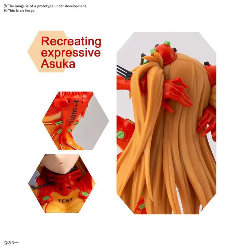 BANDAI RISE LABO SHIKINAMI ASUKA LANGLEY MODEL KIT 15 cm