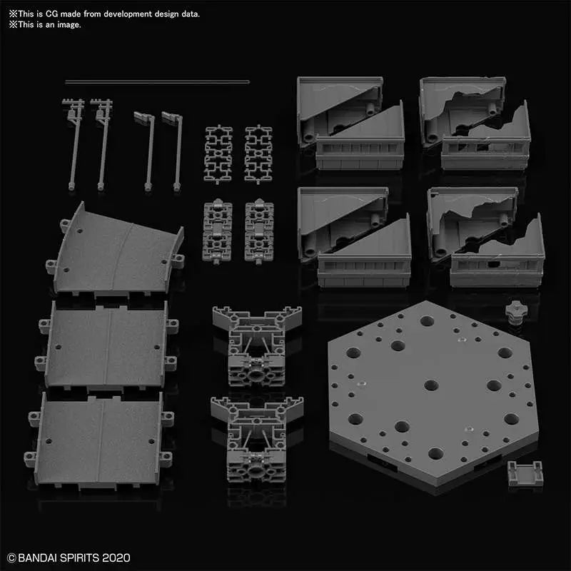 BANDAI CUSTOMIZE SCENE BASE CITY AREA VER MODEL KIT