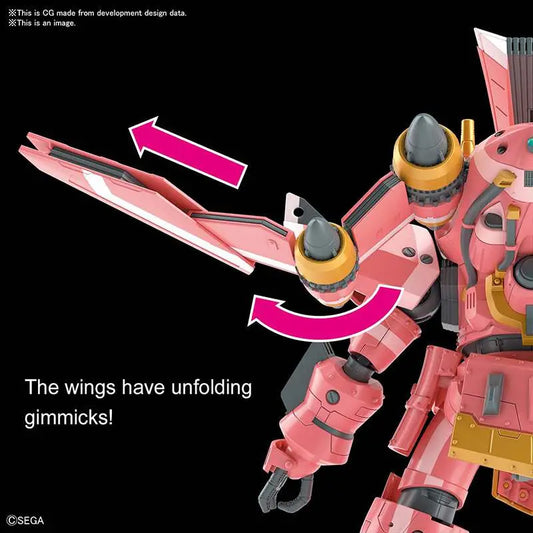 BANDAI HG SPIRICLE STRIKER PROTOTYPE OBU SAKURA MODEL KIT 17 cm