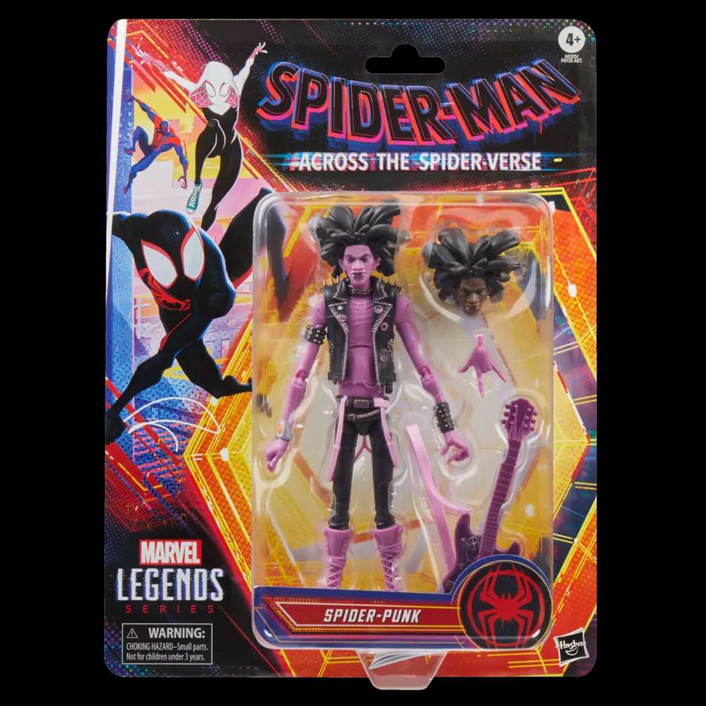 SPIDER-MAN: ACROSS THE SPIDER-VERSE MARVEL LEGENDS ACTION FIGURA SPIDER-PUNK 15 CM HASBRO