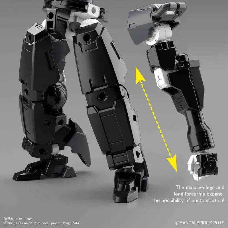 BANDAI 30MM BEXM-14T CIELNOVA BLACK 1/144 MODEL KIT 13 cm