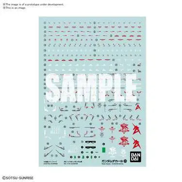 BANDAI - GUNDAM RG DECAL 125 GUNDAM NU 1/144 MODEL KIT