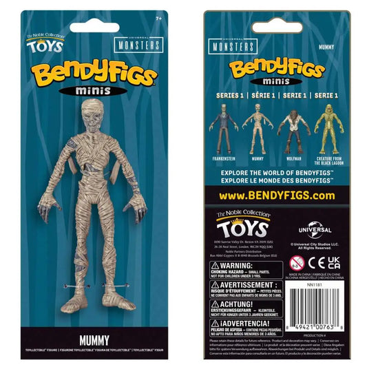 UNIVERSAL MONSTERS MUMMY MINI BENDYFIG