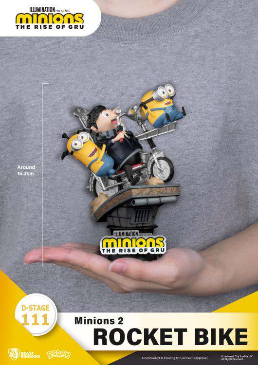 D-STAGE MINIONS 2 ROCKET BIKE