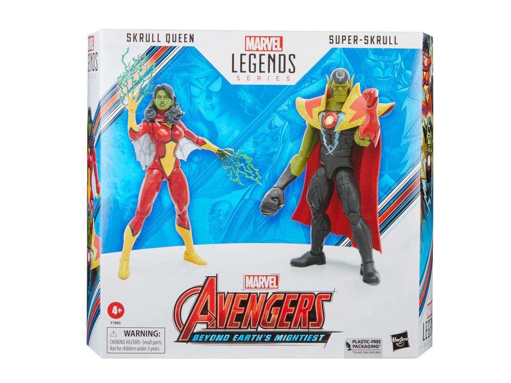 HASBRO ML SKRULL QUEEN & SUPER-SKRULL AF ACTION FIGURE