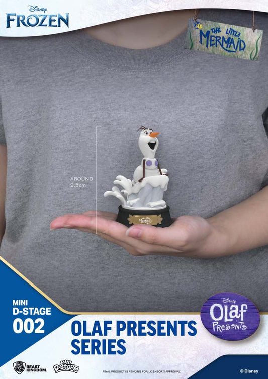 FROZEN MINI DIORAMA STAGE STATUAS 6-PACK OLAF PRESENTS 12 CM BEAST KINGDOM TOYS