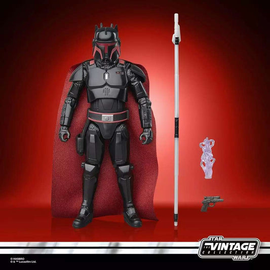 HASBRO - STAR WARS VINTAGE MANDALORIAN MOFF GIDEON DARK TROOPER ARMOR ACTION FIGURE