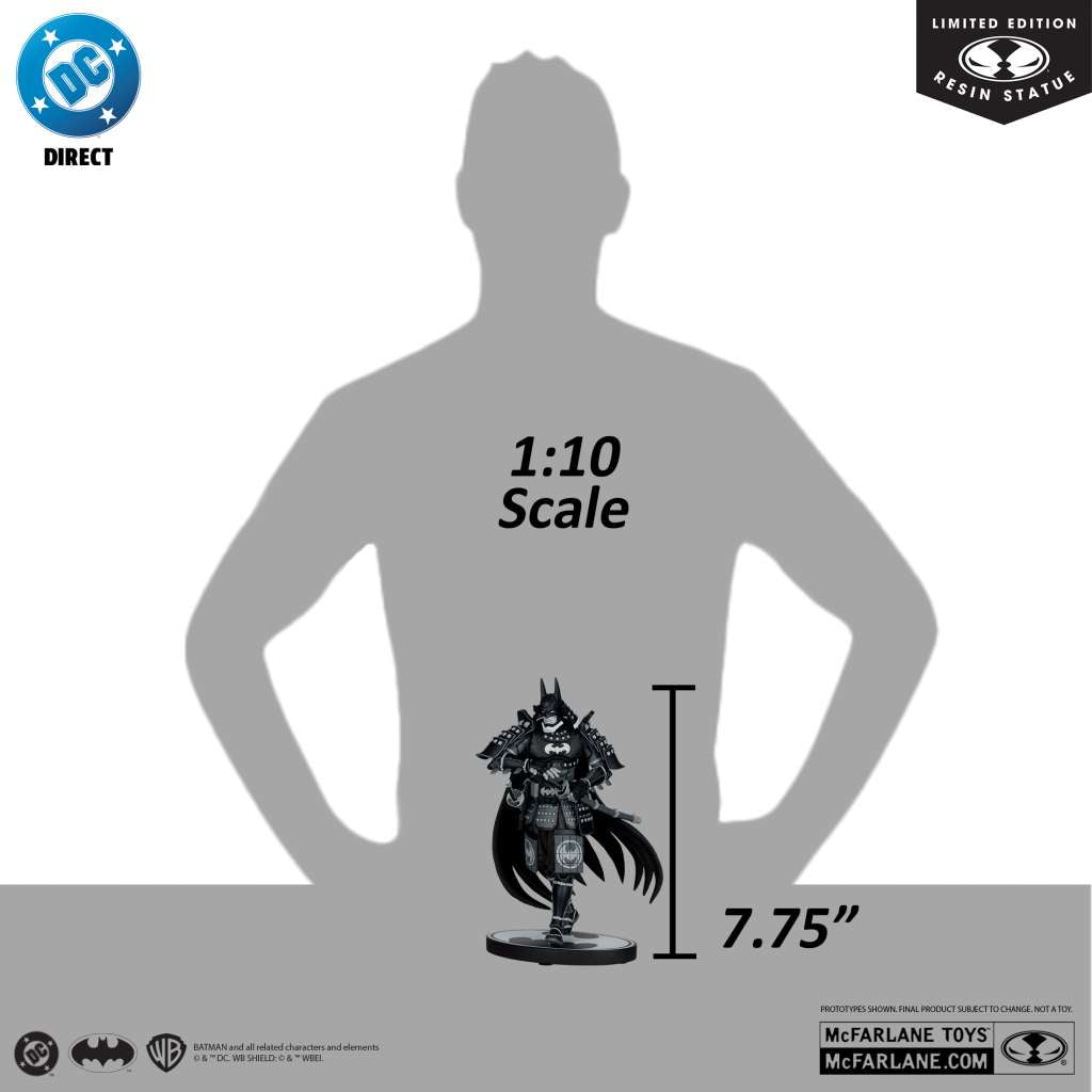 DC DIRECT BATMAN B&W BATMAN NINJA RESIN