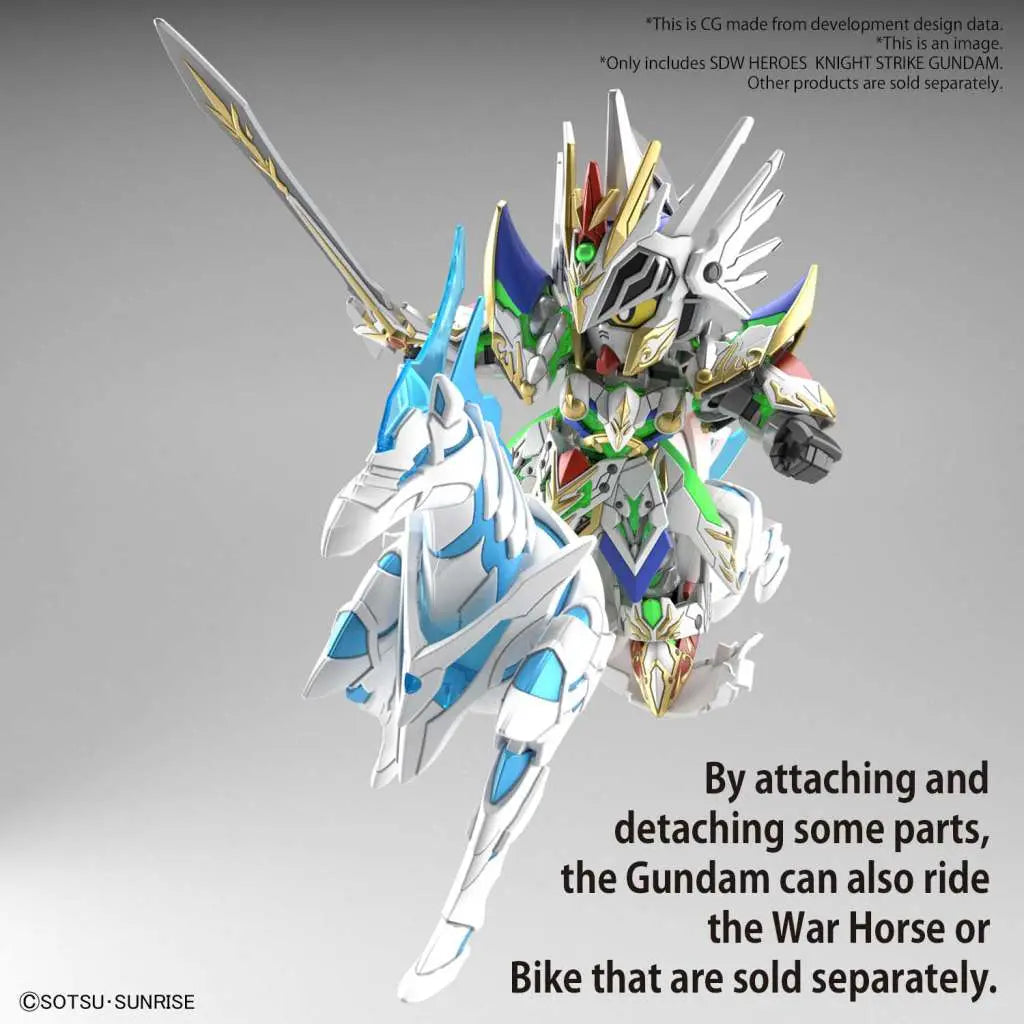 BANDAI - GUNDAM SDW HEROES KNIGHT STRIKE MODEL KIT 8 cm