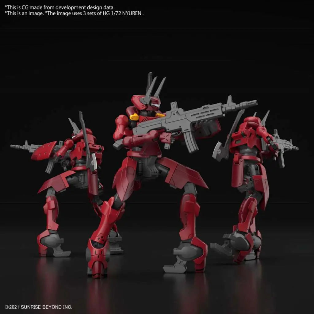 BANDAI HG NYUREN 1/72 MODEL KIT 10 cm