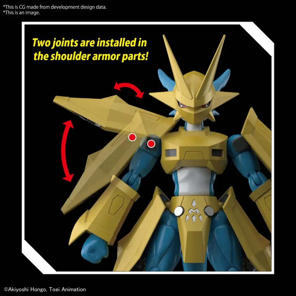 BANDAI RISE DIGIMON MAGNAMON MODEL KIT 13 cm