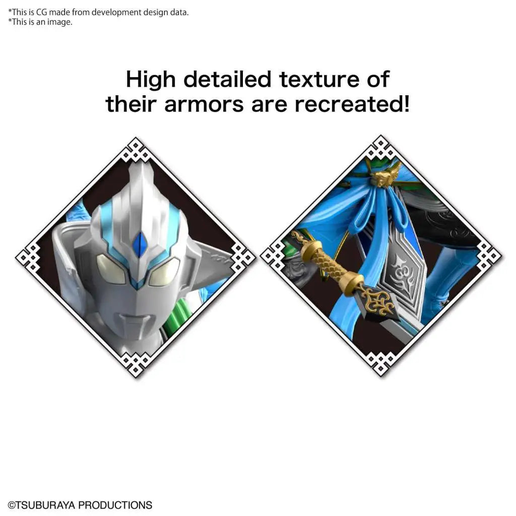 BANDAI ULTRAMAN AOL FUMA ZHANG FEI ARMOUR MODEL KIT 10 cm