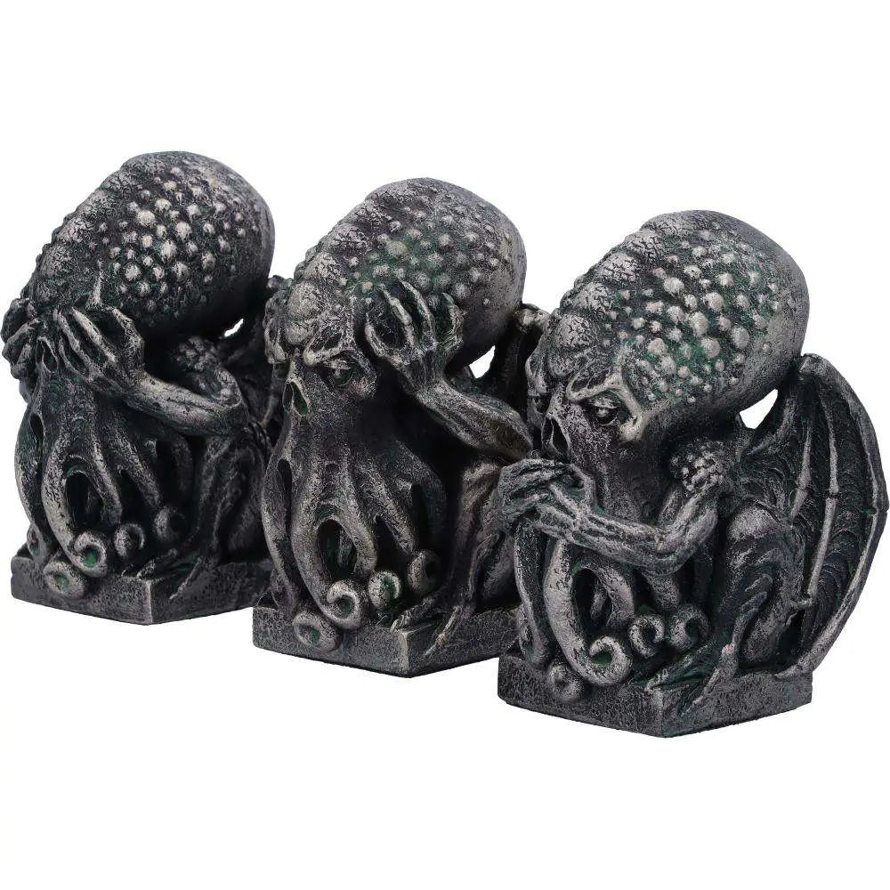 NEMESIS NOW THREE WISE CTHULHU STATUA
