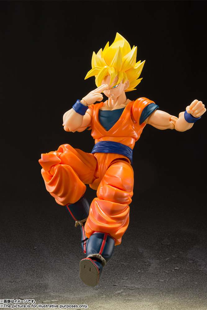 Dragon Ball Z S.h. Figuarts Figure Goku Super Saiyan Full Power 14 Cm Bandai