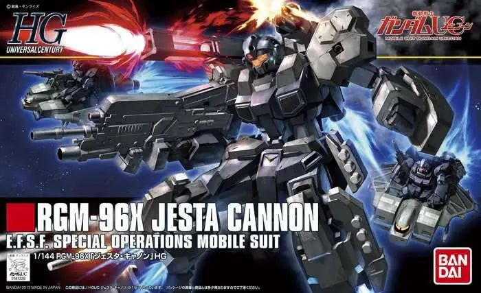 BANDAI HGUC JESTA CANNON 1/144 MODEL KIT 13 cm