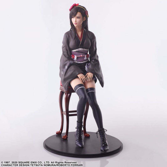 SQUARE ENIX FFVII REMAKE TIFA EXOTIC DRESS STATICART STATUA 24 cm