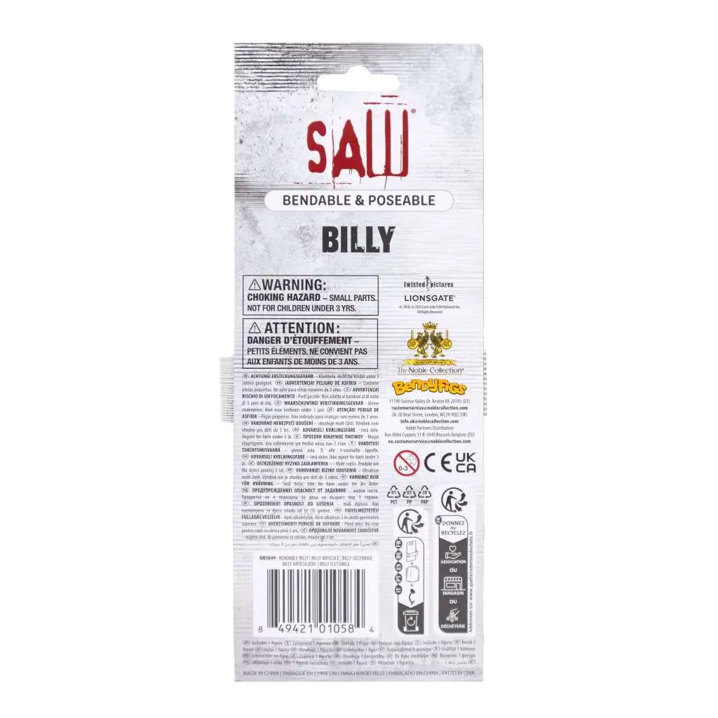 SAW BILLY PUPPET BENDYFIG