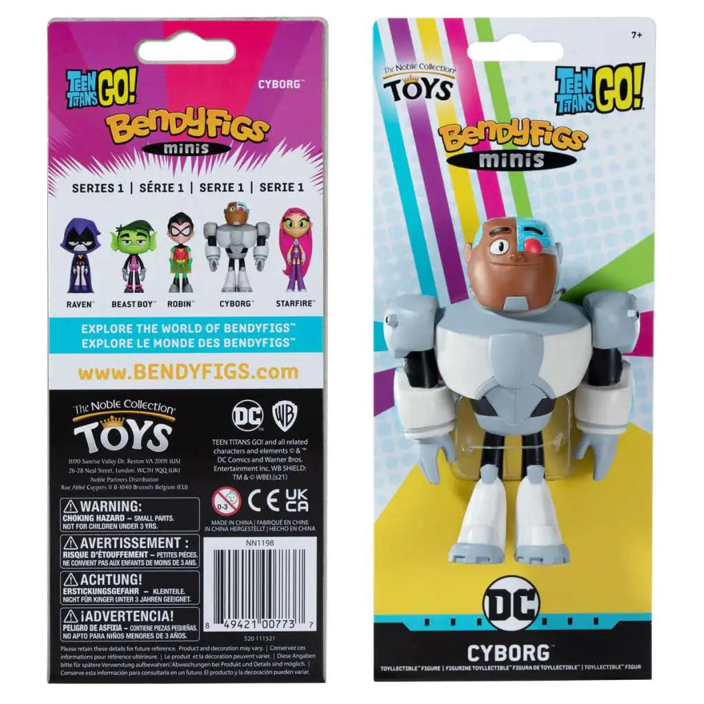TEEN TITANS GO CYBORG MINI BENDYFIG