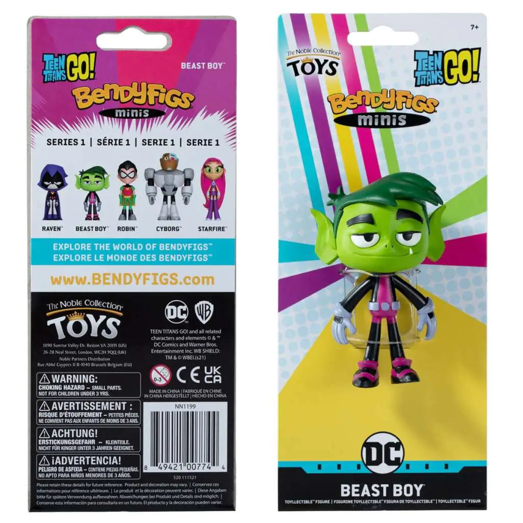 TEEN TITANS GO BEAST BOY MINI BENDYFIG