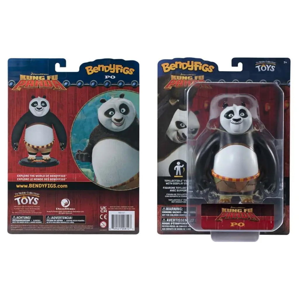 NOBLE COLLECTIONS KUNG FU PANDA BENDYFIG FIGURA