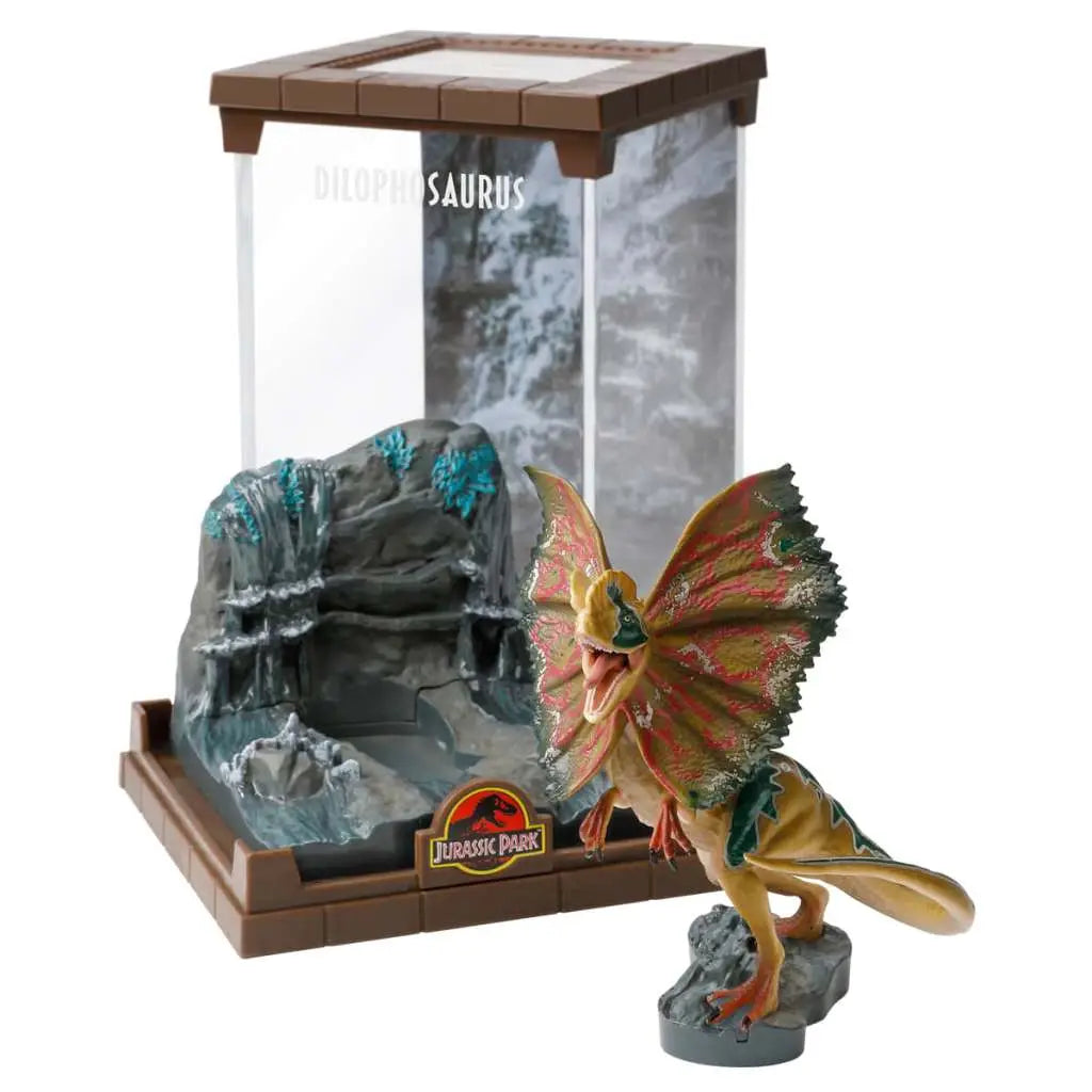 NOBLE COLLECTIONS JURASSIC PARK DILOPHOSAURUS FIGURA