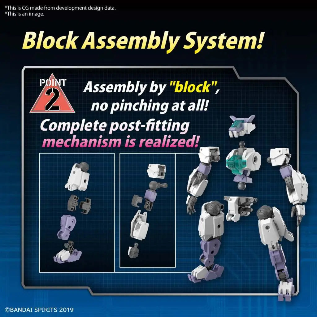 BANDAI 30MM EEXM-S01U FORESTIERI 01 1/144 MODEL KIT 10 cm