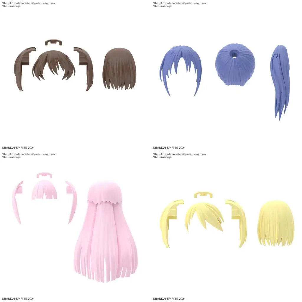 BANDAI 30MS OPT HAIR STYLE PARTS VOL 6 (4) MODEL KIT