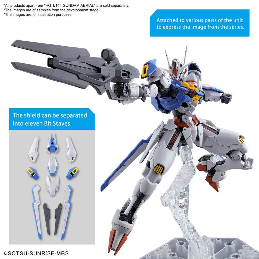 BANDAI - GUNDAM HG AERIAL 1/144 MODEL KIT 12 cm