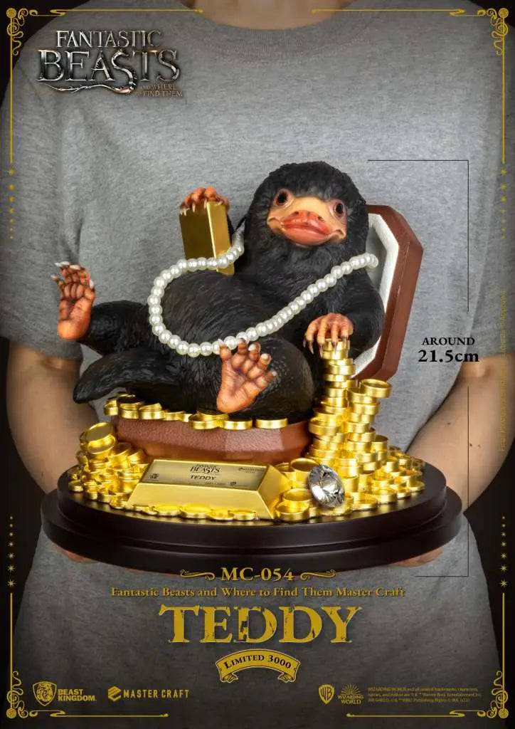 BEAST KINGDOM HP FANTASTIC BEAST TEDDY MASTER CRAFT STATUA 22 cm