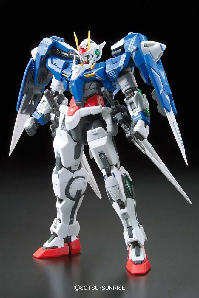 BANDAI RG OO RAISER + GNR 010 1/144 MODEL KIT 13 cm